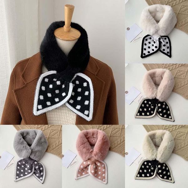 scarves dot printed knitted scarf for women faux fur neck collar cross small neckerchief female plush winter, Blue;gray
scarves dot printed knitted scarf for women faux fur neck collar cross small neckerchief female plush winter, Blue;gray