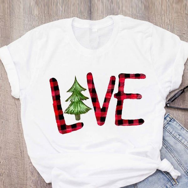women graphic plaid tree letter new year 90s clothes merry christmas printed lady tees clothing female t shirt t-shirt, White
women graphic plaid tree letter new year 90s clothes merry christmas printed lady tees clothing female t shirt t-shirt, White