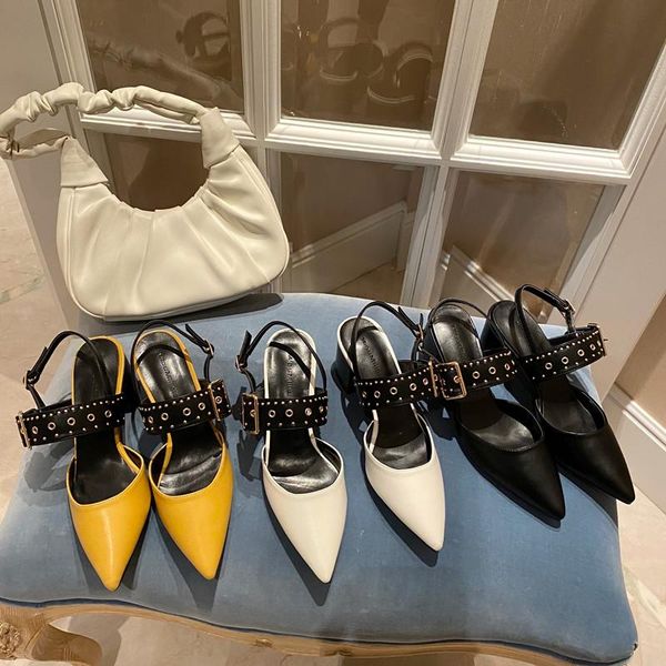 sandals elegant summer women pointed toe low heel casual shoes office ladies pumps round ankle strap, Black
sandals elegant summer women pointed toe low heel casual shoes office ladies pumps round ankle strap, Black