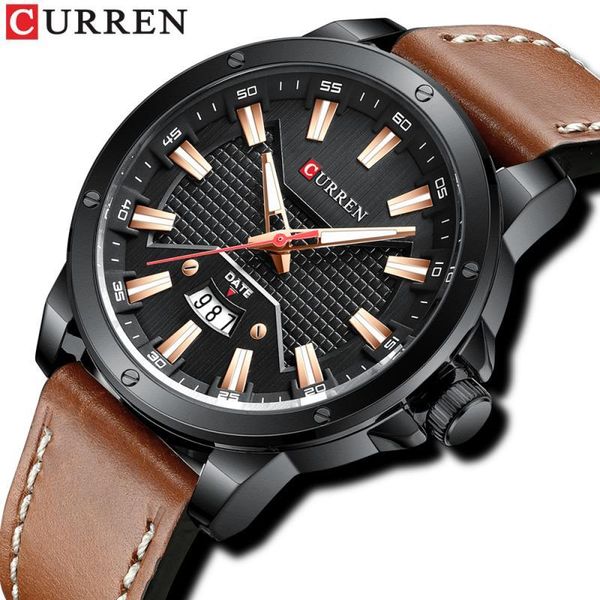 wristwatches watches curren for men fashion quartz wristwatch with leather strap casual business clock male, Slivery;brown
wristwatches watches curren for men fashion quartz wristwatch with leather strap casual business clock male, Slivery;brown