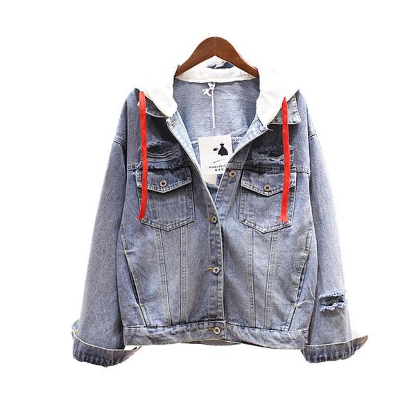 women's jackets spring winter long sleeve women casual knitted hooded denim jacket coat outwear bomber yq114, Black;brown
women's jackets spring winter long sleeve women casual knitted hooded denim jacket coat outwear bomber yq114, Black;brown