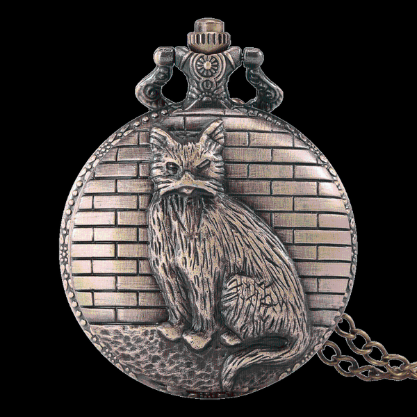 pocket watches cat carving design vintage bronze quartz watch pendant necklace accessory clock gifts, Slivery;golden
pocket watches cat carving design vintage bronze quartz watch pendant necklace accessory clock gifts, Slivery;golden