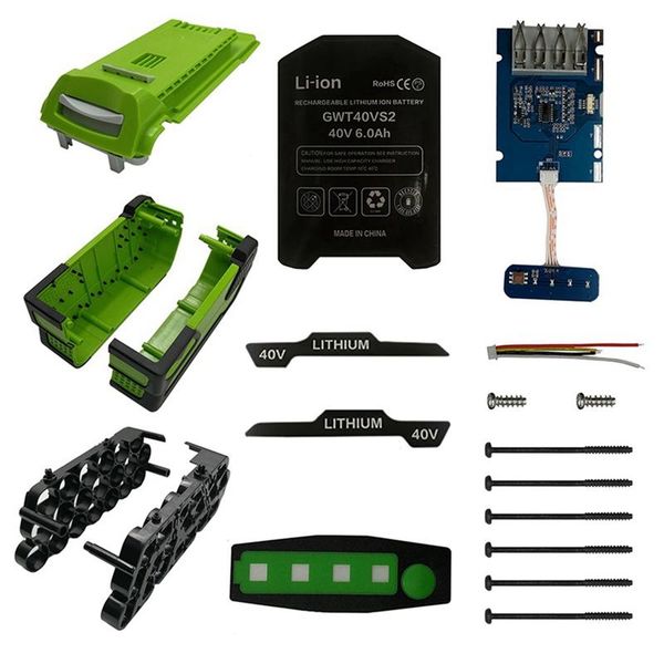 smart power plugs 20x18650 lithium ion battery plastic shell charging protection circuit board pcb for greenworks 40v lawn mower
smart power plugs 20x18650 lithium ion battery plastic shell charging protection circuit board pcb for greenworks 40v lawn mower