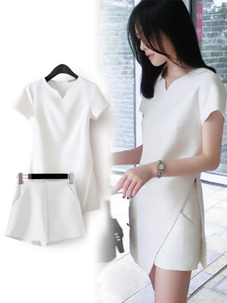 fashion suit female summer new stylish temperament two-piece suit shorts women, Gray
fashion suit female summer new stylish temperament two-piece suit shorts women, Gray