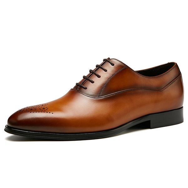 2021 commuter formal busins men's shoes trend block pointed cow leather low gentleman casual, Black
2021 commuter formal busins men's shoes trend block pointed cow leather low gentleman casual, Black