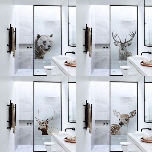 window stickers frosted privacy film stained glass woodland animal shower door no glue
window stickers frosted privacy film stained glass woodland animal shower door no glue