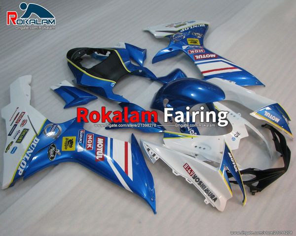 for suzuki gsxr600 gsxr750 2011 2012 2013 gsx-r600 gsx-r750 2014 2015 2016 2017 2018 2019 blue white motorcycle fairing (injection molding)
for suzuki gsxr600 gsxr750 2011 2012 2013 gsx-r600 gsx-r750 2014 2015 2016 2017 2018 2019 blue white motorcycle fairing (injection molding)