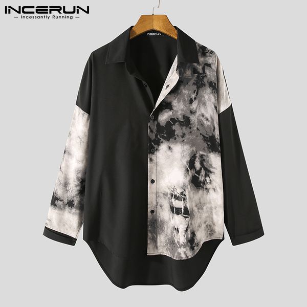 new fashion men shirt spring print patchwork lapel long sleeve streetwear 2021 korean casual shirts loose camisas s-5xl incerun vd4i, White
new fashion men shirt spring print patchwork lapel long sleeve streetwear 2021 korean casual shirts loose camisas s-5xl incerun vd4i, White