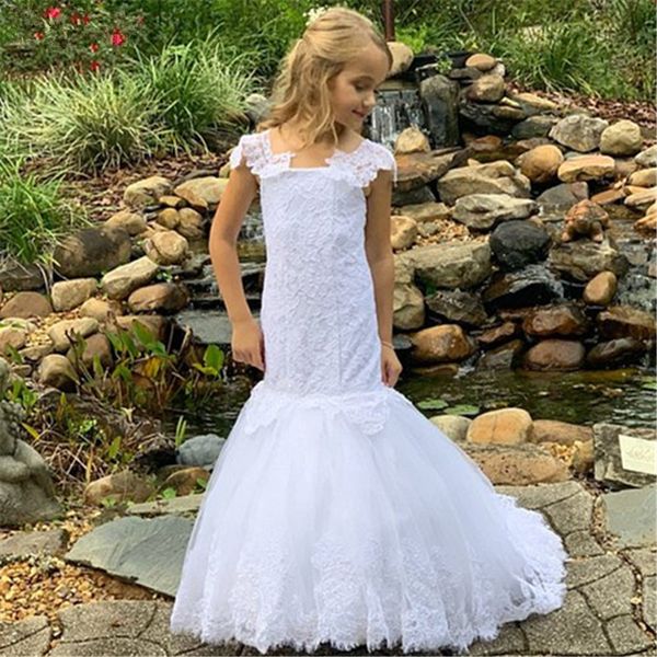 flower girl dresses for weddings a line pretty lace and chiffon little girls beach wedding dresses, White;blue
flower girl dresses for weddings a line pretty lace and chiffon little girls beach wedding dresses, White;blue