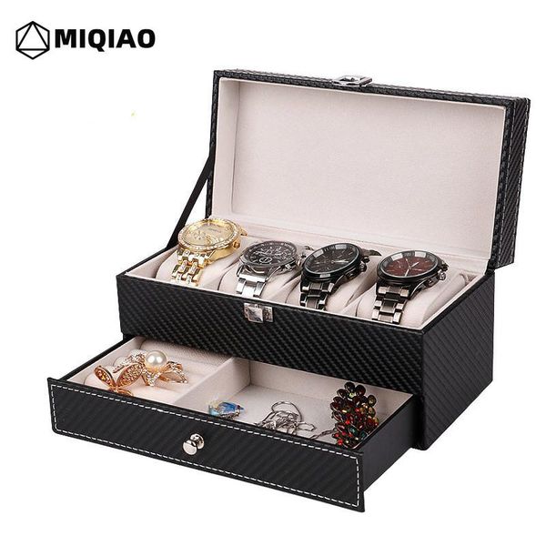 watch boxes & cases miqiao double drawer gift box luxury storage organizer black leather glasses jewelry collect disply case w503, Black;blue
watch boxes & cases miqiao double drawer gift box luxury storage organizer black leather glasses jewelry collect disply case w503, Black;blue