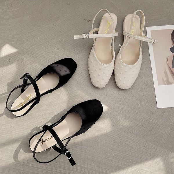 sandals mid-heel gentle women's shoes 2021 summer temperament thick-heeled fashion ladies, Black
sandals mid-heel gentle women's shoes 2021 summer temperament thick-heeled fashion ladies, Black