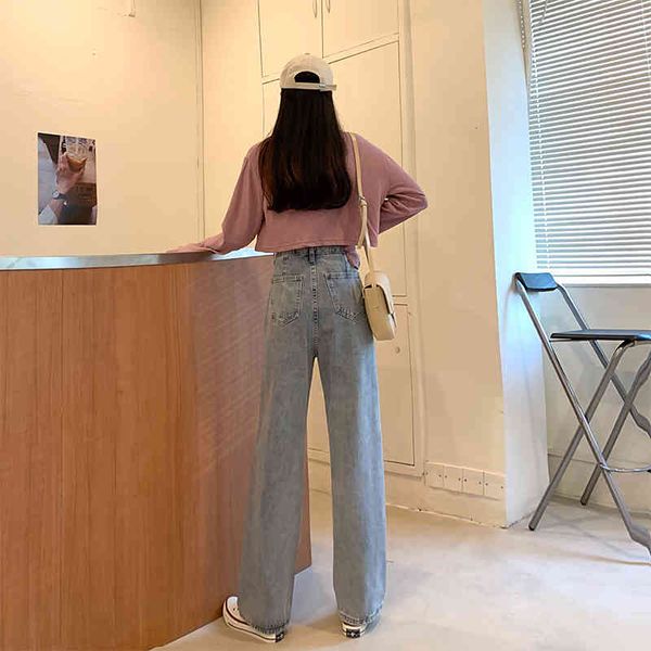 women's jeans irmã fara nova cintura alta calças de brim primavera mulher outono solto perna larga femininas zÃper plus size compr, Blue
women's jeans irmã fara nova cintura alta calças de brim primavera mulher outono solto perna larga femininas zÃper plus size compr, Blue