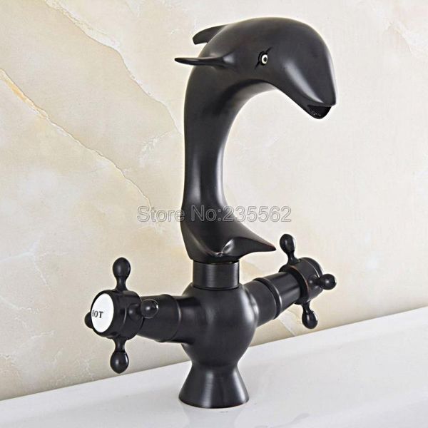 bathroom sink faucets black oil rubbed brass basin faucet dolphin shape 360 swivel dual cross handle vanity mixer taps lsf843
bathroom sink faucets black oil rubbed brass basin faucet dolphin shape 360 swivel dual cross handle vanity mixer taps lsf843