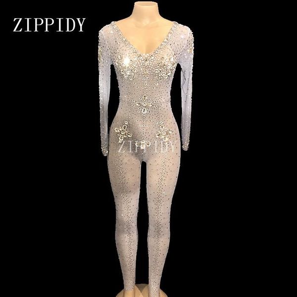 women's jumpsuits & rompers bright crystals mesh rhinestones see through bodysuit stage dance wear evening celebrate perspective costum, Black;white
women's jumpsuits & rompers bright crystals mesh rhinestones see through bodysuit stage dance wear evening celebrate perspective costum, Black;white