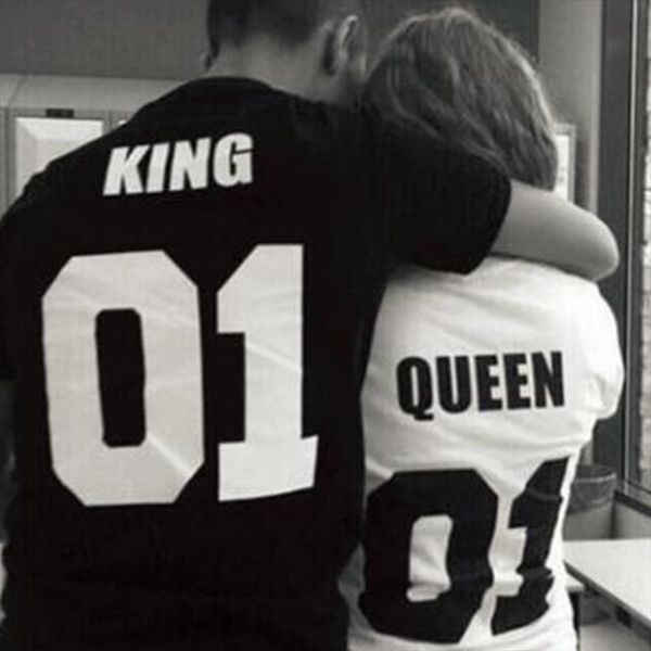 valentine cotton letter leisure king women t shirts queen summer short sleeve couple clothes plus size 3xl, White
valentine cotton letter leisure king women t shirts queen summer short sleeve couple clothes plus size 3xl, White