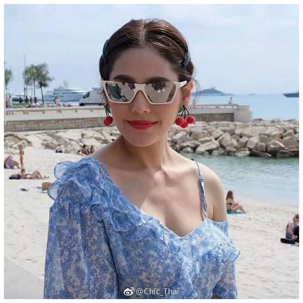 sunglasses luxury design vintage women cat brand half frame oversized woman fashion 2021, White;black
sunglasses luxury design vintage women cat brand half frame oversized woman fashion 2021, White;black
