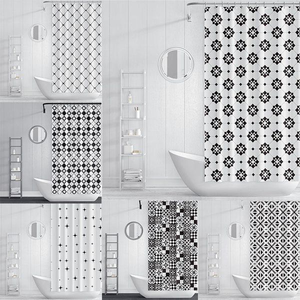 shower curtains waterproof curtain black and white color bathroom for bath with hooks home decor
shower curtains waterproof curtain black and white color bathroom for bath with hooks home decor