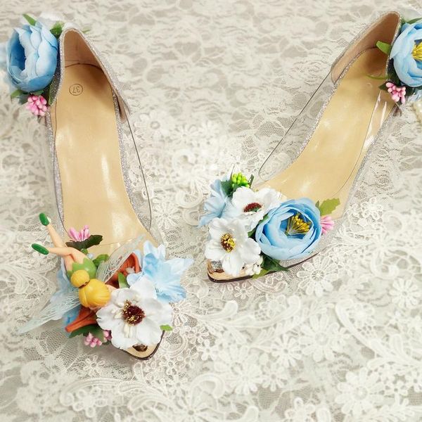 dress shoes bling patchwork beauty flower with angel pvc wedding high heels pumps women transaprent pointed toe bridal for ladies, Black
dress shoes bling patchwork beauty flower with angel pvc wedding high heels pumps women transaprent pointed toe bridal for ladies, Black