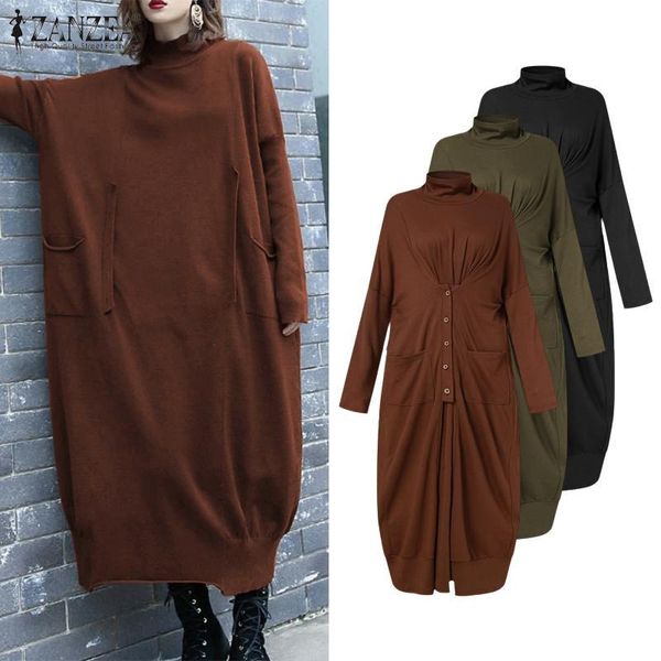 casual dresses women autumn vintage solid long sundress baggy vestido plus size kaftan turtleneck sleeve corduroy dress 5xl, Black;gray
casual dresses women autumn vintage solid long sundress baggy vestido plus size kaftan turtleneck sleeve corduroy dress 5xl, Black;gray