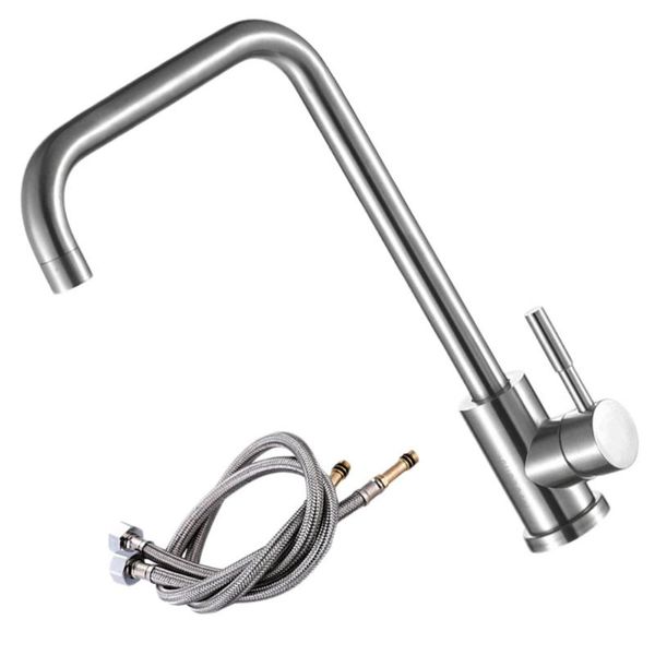 bathroom sink faucets stainless steel kitchen faucet single hole cold and water washing with 2pcs 60cm tubes (1200g)
bathroom sink faucets stainless steel kitchen faucet single hole cold and water washing with 2pcs 60cm tubes (1200g)