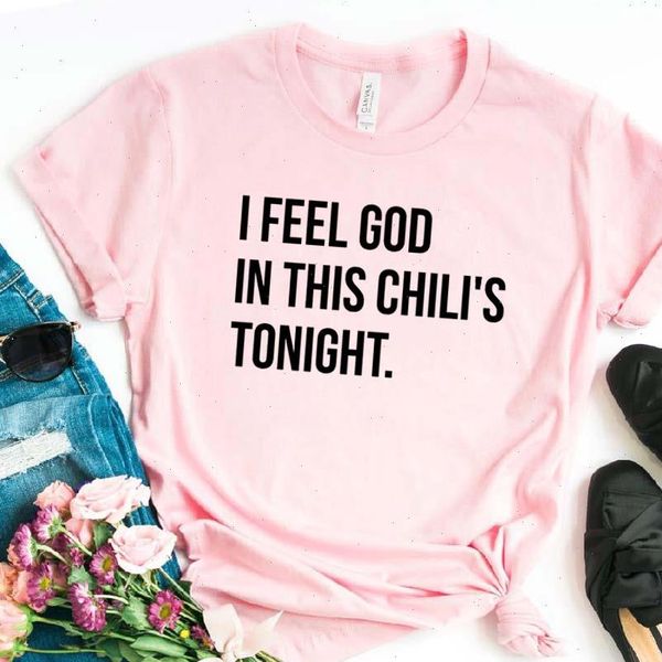 women t shirt i feel god in chilis tonigh letter print tshirt women short sleeve o neck loose t shirt ladies tee, White
women t shirt i feel god in chilis tonigh letter print tshirt women short sleeve o neck loose t shirt ladies tee, White