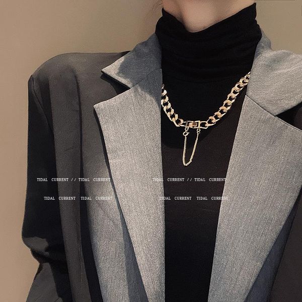 chains 2021 hip-hop ladies necklace europe and america cuba cool thick chain choker collarbone retro street cold wind, Silver
chains 2021 hip-hop ladies necklace europe and america cuba cool thick chain choker collarbone retro street cold wind, Silver
