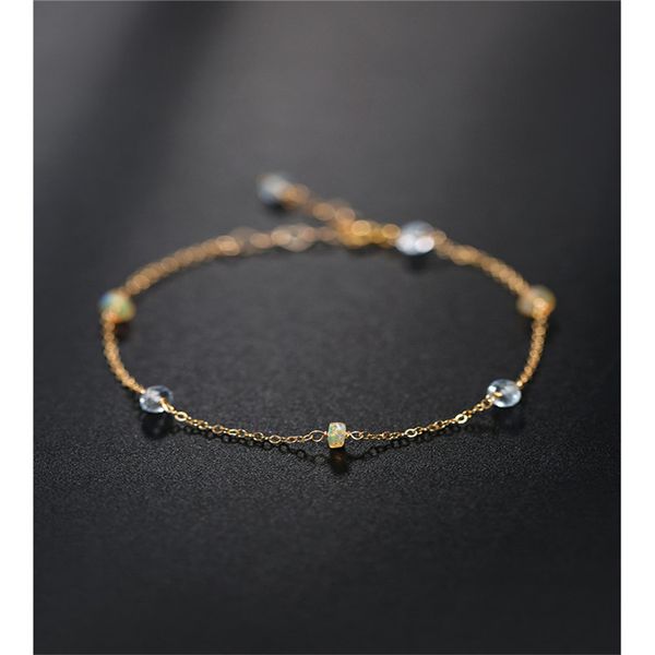 daimi starry faceted aquamarine bracelet gemstones female yellow 14k gold injection opal bracelet gift, Black
daimi starry faceted aquamarine bracelet gemstones female yellow 14k gold injection opal bracelet gift, Black