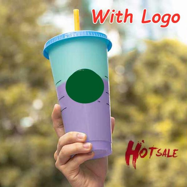mugs 710ml color changing cold cups plastic tumbler with lid reusable juice coffee mug summer collection drinkware logo
mugs 710ml color changing cold cups plastic tumbler with lid reusable juice coffee mug summer collection drinkware logo