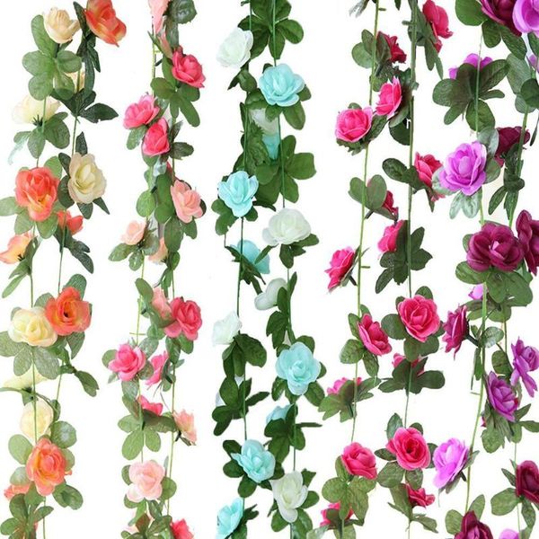 artificial flower plant artificial rose flower floral decor garland party fake vine hanging wedding l4s5
artificial flower plant artificial rose flower floral decor garland party fake vine hanging wedding l4s5