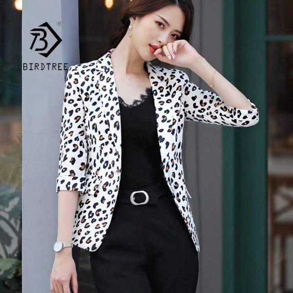 women's suits & blazers 2021 print leopard slim short blazer three quarter coat single button femme england style jacket c96214z, White;black
women's suits & blazers 2021 print leopard slim short blazer three quarter coat single button femme england style jacket c96214z, White;black
