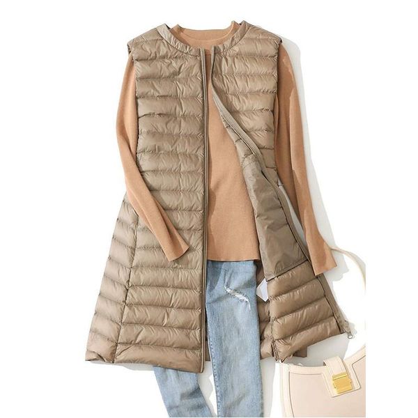 women's down & parkas long sleeveless jacket round neck wear vest casual liner, Black
women's down & parkas long sleeveless jacket round neck wear vest casual liner, Black