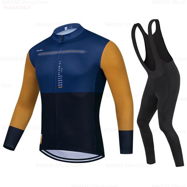racing sets 2021 raudax pro team long sleeve cycling jersey set bib pants ropa ciclismo bicycle clothing mtb bike uniform men clothes, Black;blue
racing sets 2021 raudax pro team long sleeve cycling jersey set bib pants ropa ciclismo bicycle clothing mtb bike uniform men clothes, Black;blue