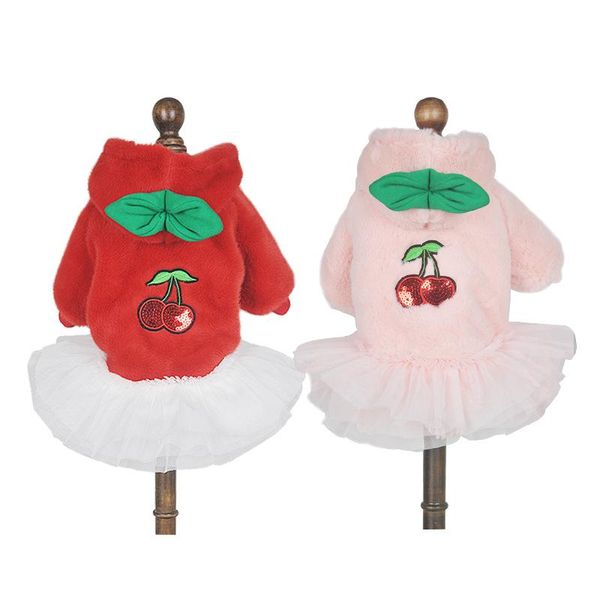 dog apparel autumn and winter cherries skirt clothes for small princess style red pink colors pet chihuahua dress
dog apparel autumn and winter cherries skirt clothes for small princess style red pink colors pet chihuahua dress