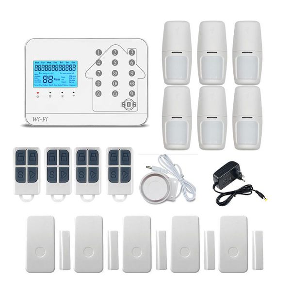 alarm systems wifi system pstn app control wireless gsm home security diy kit with motion detector sensor burglar
alarm systems wifi system pstn app control wireless gsm home security diy kit with motion detector sensor burglar