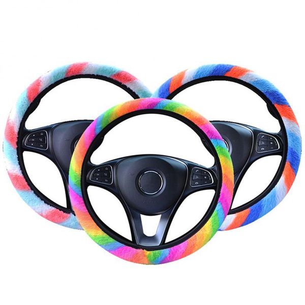 steering wheel covers car cover winter colorful plush without inner ring elastic band grip auto accessories
steering wheel covers car cover winter colorful plush without inner ring elastic band grip auto accessories