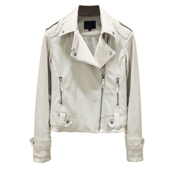 2021 new spring autumn women faux pu leather short jacket zipper motorcycle coat womens fashion biker jackets pp471 niws, Black
2021 new spring autumn women faux pu leather short jacket zipper motorcycle coat womens fashion biker jackets pp471 niws, Black