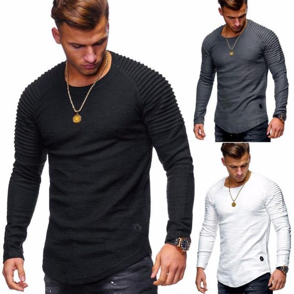 men personality trend casual men's t-shirt black white t-shirt spring new fashion o-neck slim long-sleeved 3xl, White;black
men personality trend casual men's t-shirt black white t-shirt spring new fashion o-neck slim long-sleeved 3xl, White;black