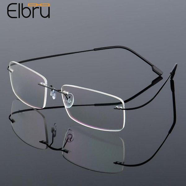 fashion sunglasses frames elbru titanium alloy ultralight rimless glasses frame women men stretch metal temple tr90 eyeglasses, Black
fashion sunglasses frames elbru titanium alloy ultralight rimless glasses frame women men stretch metal temple tr90 eyeglasses, Black