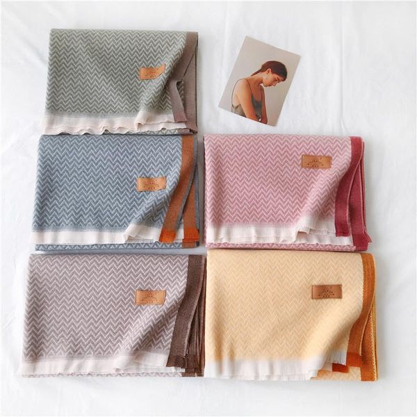 scarves japanse style cashmere scarf women winter christmas gift stuff custom pattern classic stripe tippet, Blue;gray
scarves japanse style cashmere scarf women winter christmas gift stuff custom pattern classic stripe tippet, Blue;gray