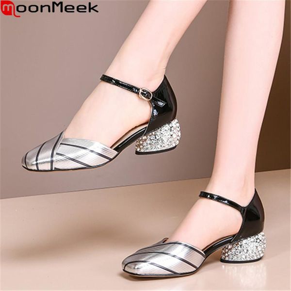 dress shoes moonmeek 2021 genuine leather high heels fashion buckle mixed colors party summer women pumps black sliver
dress shoes moonmeek 2021 genuine leather high heels fashion buckle mixed colors party summer women pumps black sliver