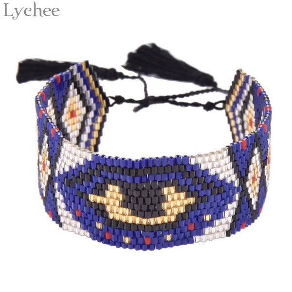 charm bracelets lychee ethnic miyuki seed beads adjustable bracelet rope chain colorful retro fashion jewelry for women, Golden;silver
charm bracelets lychee ethnic miyuki seed beads adjustable bracelet rope chain colorful retro fashion jewelry for women, Golden;silver