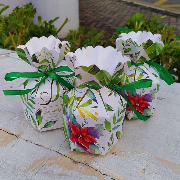 50 pcs leaf pattern vase-shaped candy boxes wedding birthday party favor with green ribbon decoration (green leaves
50 pcs leaf pattern vase-shaped candy boxes wedding birthday party favor with green ribbon decoration (green leaves