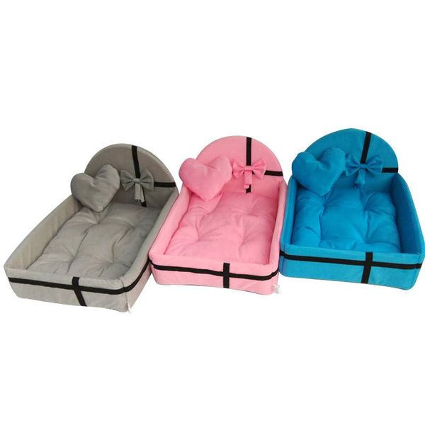 kennels & pens 1 pcs sleeping cotton mats sofa for small large dog basket pet bed puppy cat detachable nest soft warm
