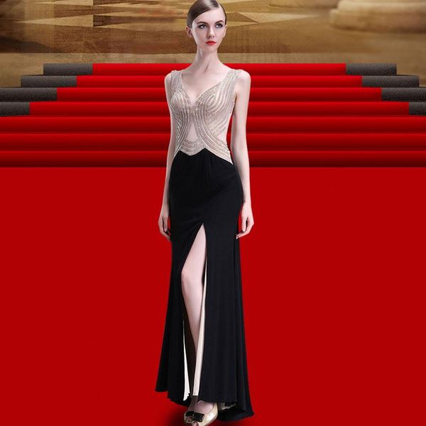 bling rhinestone women v-neck evening party gown elegant off shoulder side split skirt celebrity satin dresses 3xl oversize, Red
bling rhinestone women v-neck evening party gown elegant off shoulder side split skirt celebrity satin dresses 3xl oversize, Red