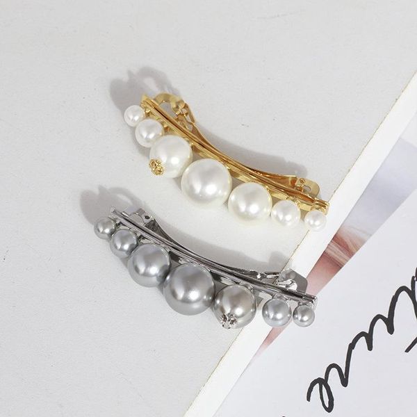 hair clips & barrettes elegant temperament lady style gradient pearl micro-standard clip, Golden;silver
hair clips & barrettes elegant temperament lady style gradient pearl micro-standard clip, Golden;silver