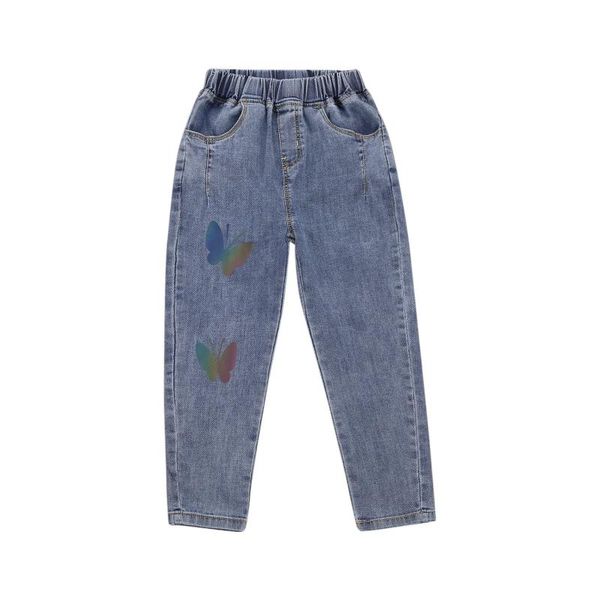 jeans kid girl children long elastic waist denim pants lovely high waisted trousers 5-10years old, Blue
jeans kid girl children long elastic waist denim pants lovely high waisted trousers 5-10years old, Blue