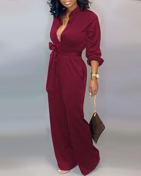 women's jumpsuits & rompers solid buttoned pocket cargo jumpsuit long sleeve stand collar casual women workwear, Black;white
women's jumpsuits & rompers solid buttoned pocket cargo jumpsuit long sleeve stand collar casual women workwear, Black;white