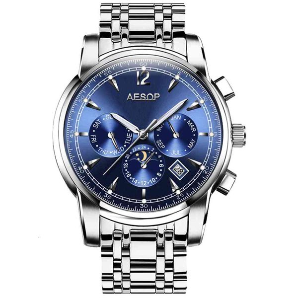 aesop gentlemen watches fire luxury automatic mechanical men sports man clock reloj hombre moon phase, Slivery;brown
aesop gentlemen watches fire luxury automatic mechanical men sports man clock reloj hombre moon phase, Slivery;brown