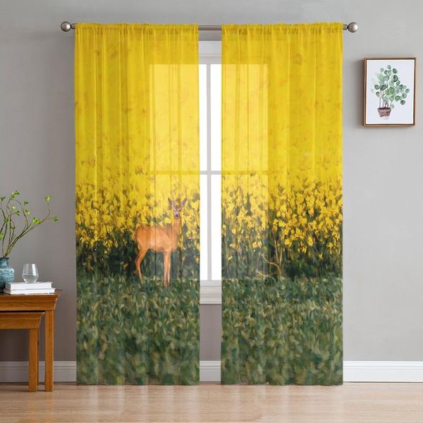 curtain & drapes deer flower field oil painting tulle curtains living room children's bedroom brightly lit sheer
curtain & drapes deer flower field oil painting tulle curtains living room children's bedroom brightly lit sheer