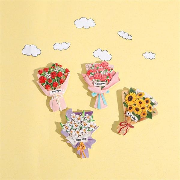 fridge magnets magnet simulation bouquet lily rose sunflower carnation resin creative graduation gift for kitchen supplies
fridge magnets magnet simulation bouquet lily rose sunflower carnation resin creative graduation gift for kitchen supplies